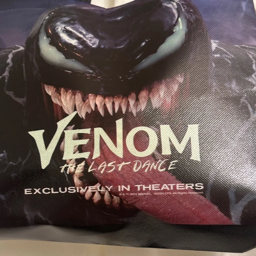 Marvel Venom Last Dance Black Graphic Tote Bag